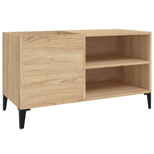 vidaXL sonoma-tölgyszínű szerelt fa hanglemezszekrény 84,5x38x48 cm (831952) bútor