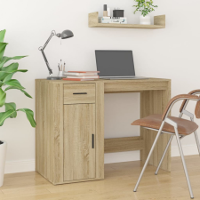 vidaXL sonoma-tölgyszínű szerelt fa íróasztal 100 x 49 x 75 cm íróasztal