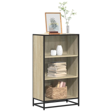vidaXL sonoma tölgyszínű szerelt fa könyvszekrény 60x35x107,5 cm bútor
