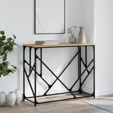 vidaXL sonoma-tölgyszínű szerelt fa tálalóasztal 100 x 40 x 80 cm bútor