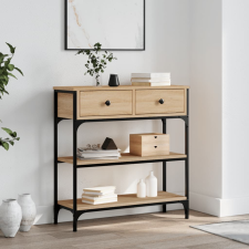 vidaXL sonoma-tölgyszínű szerelt fa tálalóasztal 72,5x25x75 cm bútor