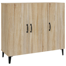 vidaXL sonoma-tölgyszínű szerelt fa tálalószekrény 90 x 34 x 80 cm (812504) bútor