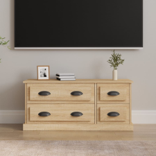 vidaXL Sonoma tölgyszínű szerelt fa tv-szekrény 100x35,5x45 cm bútor