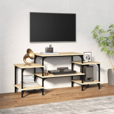 vidaXL sonoma tölgyszínű szerelt fa TV-szekrény 117x35x52 cm bútor