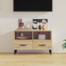 vidaXL sonoma-tölgyszínű szerelt fa TV-szekrény 80 x 36 x 50 cm bútor