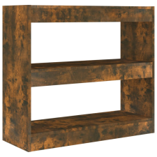 vidaXL sonoma-tölgyszínű térelválasztó könyvszekrény 80 x 30 x 72 cm (813614) bútor