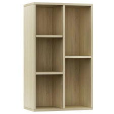 vidaXL sonomatölgy-színű forgácslap könyv-/tálalószekrény 50x25x80 cm   (800165) bútor