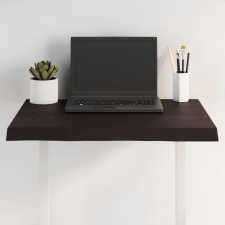 vidaXL sötétbarna kezelt tömör asztallap 60x60x(2-4) cm bútor
