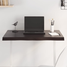 vidaXL sötétbarna kezelt tömör asztallap 80x50x(2-4) cm bútor