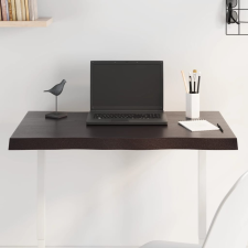 vidaXL sötétbarna kezelt tömör asztallap 80x60x(2-4) cm bútor