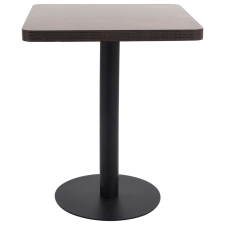 vidaXL sötétbarna MDF bisztróasztal 60 x 60 cm (286431) bútor