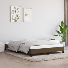 vidaXL sötétbarna szövet ágykeret 140 x 200 cm ágy és ágykellék