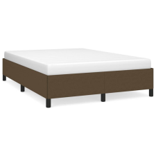 vidaXL sötétbarna szövet ágykeret 140 x 200 cm (347069) ágy és ágykellék
