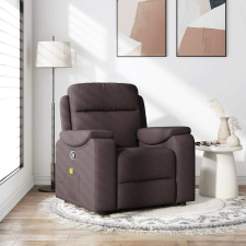 vidaXL sötétbarna szövet dönthető masszázsfotel masszázsfotel