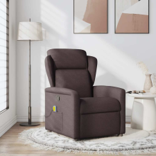 vidaXL sötétbarna szövet dönthető masszázsfotel (4015591) masszázsfotel