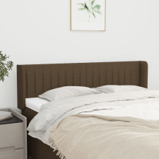 vidaXL sötétbarna szövet fejtámla 147x16x78/88 cm ágy és ágykellék