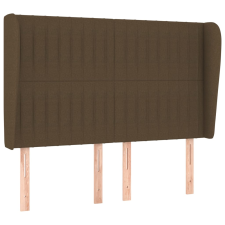 vidaXL sötétbarna szövet fejtámla szárnyakkal 147 x 23 x 118/128 cm (3118195) ágy és ágykellék