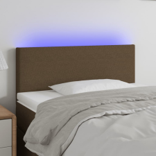 vidaXL sötétbarna szövet LED-es fejtámla 90x5x78/88 cm ágy és ágykellék