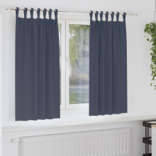 vidaXL Sötétítő függönyök 2 pcs Antracitszürke 175 x 140 cm Poliészter lakástextília