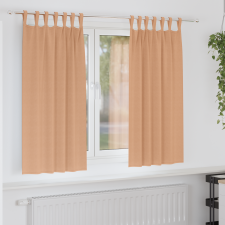 vidaXL Sötétítő függönyök 2 pcs Világosbarna 175 x 140 cm Poliészter lakástextília