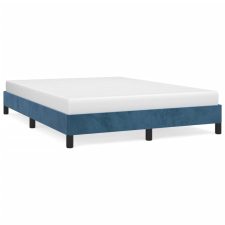 vidaXL sötétkék bársony ágykeret 120 x 200 cm (346974) ágy és ágykellék