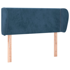 vidaXL sötétkék bársony fejtámla 103x23x78/88 cm ágy és ágykellék