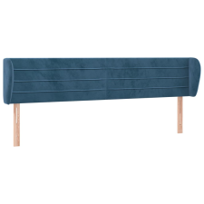 vidaXL sötétkék bársony fejtámla 183x23x78/88 cm (3117348) ágy és ágykellék