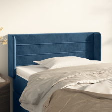 vidaXL sötétkék bársony fejtámla 83x16x78/88 cm ágy és ágykellék