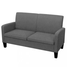 vidaXL Sötétszürke 2 személyes kanapé 135 x 65 x 76 cm bútor