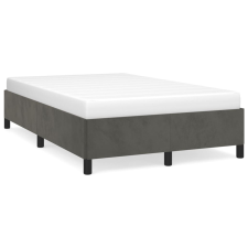 vidaXL sötétszürke bársony ágykeret 120 x 190 cm ágy és ágykellék