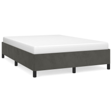 vidaXL sötétszürke bársony ágykeret 140x200 cm (347325) ágy és ágykellék