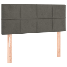 vidaXL sötétszürke bársony fejtámla 100x5x78/88 cm (346041) ágy és ágykellék