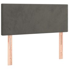 vidaXL sötétszürke bársony fejtámla 80 x 5 x 78/88 cm (345739) ágy és ágykellék