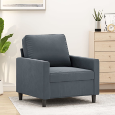 vidaXL sötétszürke bársony kanapéfotel 60 cm bútor