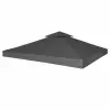 vidaXL Sötétszürke csere pavilon ponyvatető 310 g / m², 3 x 3 m