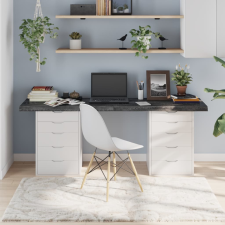 vidaXL sötétszürke kezelt tömör tölgyfa asztallap 180x60x6 cm bútor