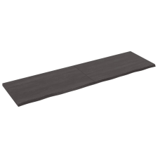 vidaXL sötétszürke kezelt tömör tölgyfa asztallap 220x60x4 cm (3156468) bútor
