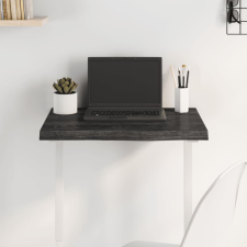 vidaXL Sötétszürke kezelt tömör tölgyfa asztallap 60x40x4 cm bútor