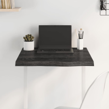 vidaXL sötétszürke kezelt tömör tölgyfa asztallap 60x60x4 cm bútor
