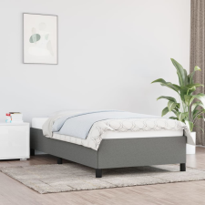 vidaXL sötétszürke szövet ágykeret 100x200 cm ágy és ágykellék