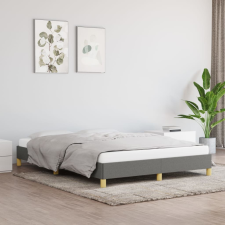 vidaXL sötétszürke szövet ágykeret 140 x 190 cm ágy és ágykellék