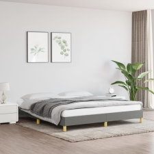 vidaXL sötétszürke szövet ágykeret 180 x 200 cm ágy és ágykellék
