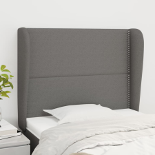 vidaXL sötétszürke szövet fejtámla szárnyakkal 103 x 23 x 118/128 cm ágy és ágykellék
