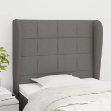 vidaXL sötétszürke szövet fejtámla szárnyakkal 103 x 23 x 118/128 cm ágy és ágykellék