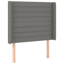 vidaXL sötétszürke szövet fejtámla szárnyakkal 103x16x118/128 cm (3119711) ágy és ágykellék