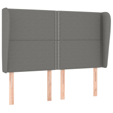 vidaXL sötétszürke szövet fejtámla szárnyakkal 147 x 23 x 118/128 cm (3117815) ágy és ágykellék