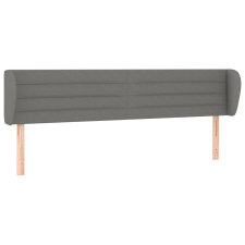 vidaXL sötétszürke szövet fejtámla szárnyakkal 163x23x78/88 cm (3117291) ágy és ágykellék