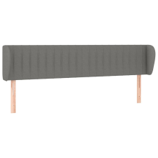 vidaXL sötétszürke szövet fejtámla szárnyakkal 163x23x78/88 cm (3117389) ágy és ágykellék
