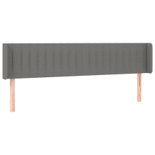 vidaXL sötétszürke szövet fejtámla szárnyakkal 183x16x78/88 cm (3119021) ágy és ágykellék