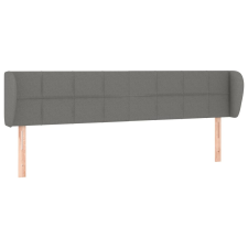 vidaXL sötétszürke szövet fejtámla szárnyakkal 183x23x78/88 cm (3117159) ágy és ágykellék